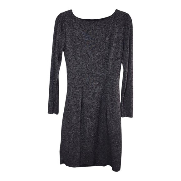 Loft Grey Long Sleeve Midi Dress Size Small - Picture 2 of 7
